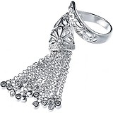 Женское серебряное кольцо с куб. циркониями, 1670295