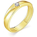 Золотое кольцо с бриллиантом, 1684887