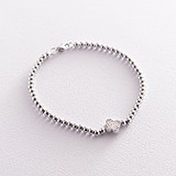 Жіночий золотий браслет з куб. цирконіями, 1797271