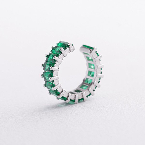 Серебряная каффа с куб. циркониями onx70124z – изображение 2