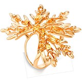 Женское золотое кольцо с цитринами, 1650072