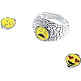 Женское серебряное кольцо с эмалью, 1670040