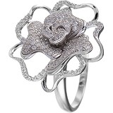 Женское серебряное кольцо с куб. циркониями, 1670296