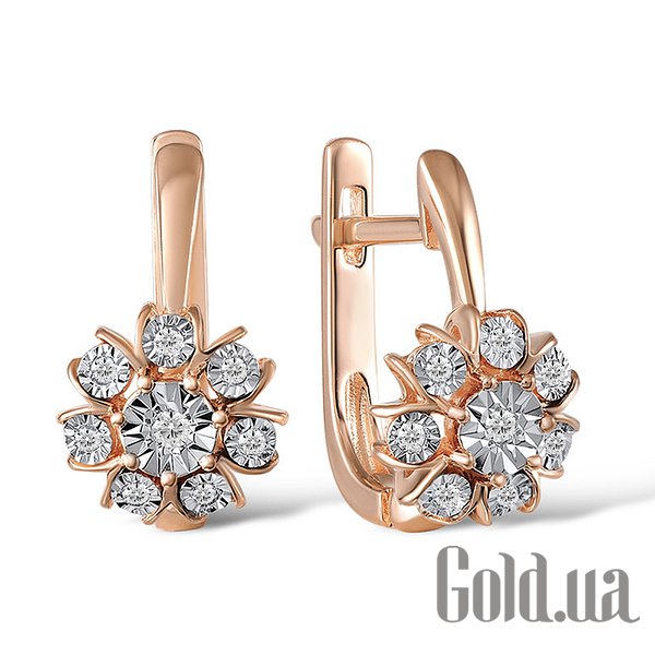 

Серьги Lurie Jewelry, Золотые серьги с бриллиантами