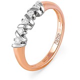 Kabarovsky Золотое обручальное кольцо с бриллиантами, 1698456