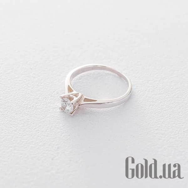 

Кольцо Украина, Серебряное кольцо с куб. цирконием, 17