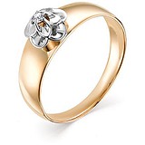 Женское золотое кольцо с бриллиантом, 1711000