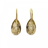 Сережки з кристалами Swarovski в позолоті, 1722008