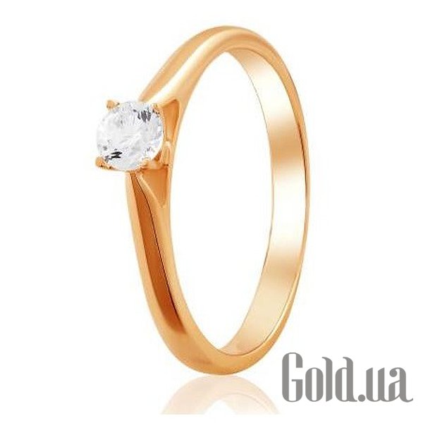 

Кольцо Украина, Золотое кольцо с Swarovski Zirconia, 16