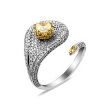 Женское золотое кольцо с бриллиантами, 1744792