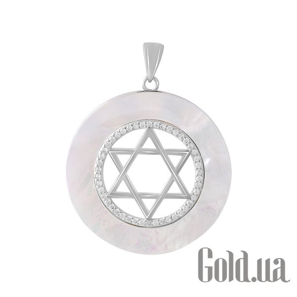 

Женские кулоны Fresh Jewelry, Серебряный кулон с куб. циркониями и перламутром