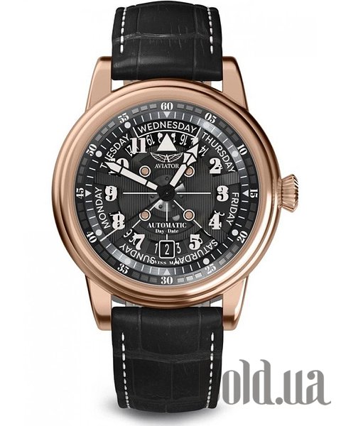 Купить Aviator Мужские часы Douglas day date Meca-41 Automatic V.3.36.2.285.4
