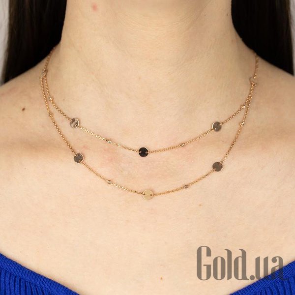 Золотое колье DIA3401136 – изображение 3