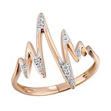 Золотое кольцо с бриллиантами, 813720