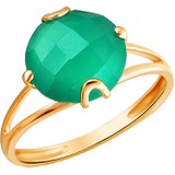 Женское золотое кольцо с агатом, 1636505