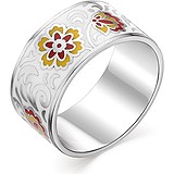 Женское серебряное кольцо с эмалью, 1651865