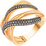 Женское золотое кольцо с бриллиантами, 1687705