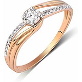 Золотое кольцо с бриллиантами, 1703577
