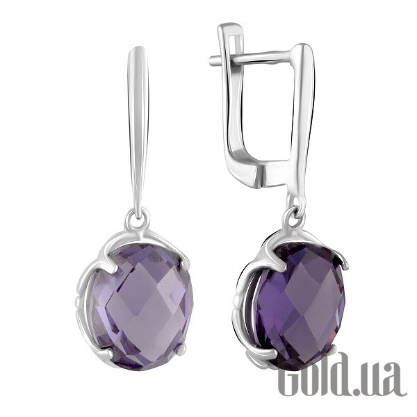 

Серьги с подвесками Fresh Jewelry, Серебряные серьги с александритами