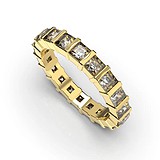 Золотое обручальное кольцо с бриллиантами, 1768345