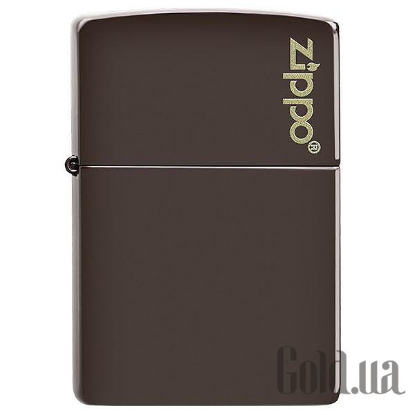 

Зажигалка Zippo, Зажигалка Reg Brown Matte Logo 49180