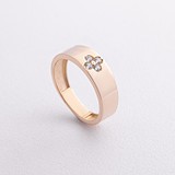 Жіноча золота каблучка з куб. цирконіями, 1795993