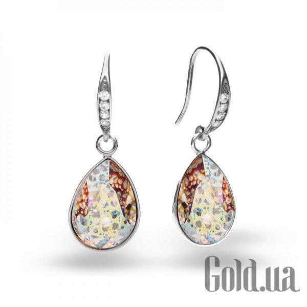 

Серьги с подвесками Spark, Стальной, Серьги с кристаллами Swarovski
