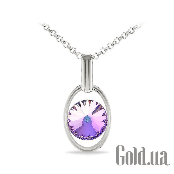 

Женские колье и кулоны Kobi, Стальной, Кулон с цепочкой с кристаллом Swarovski