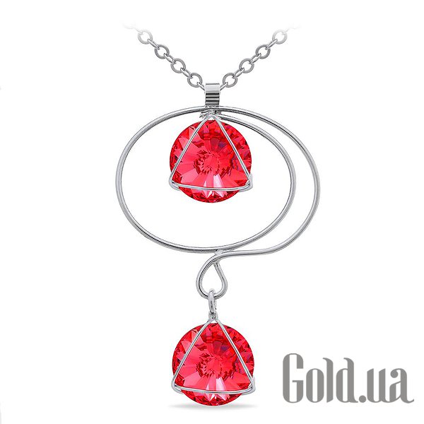 

Женские колье и кулоны Kobi, Стальной, Кулон с цепочкой с кристаллами Swarovski