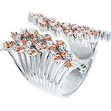 Женское серебряное кольцо с куб. циркониями, 1609370
