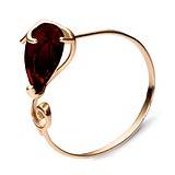 Женское золотое кольцо с гранатом, 1617818