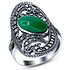 Silver Wings Женское серебряное кольцо с агатом и марказитами - фото 1