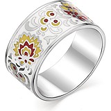 Женское серебряное кольцо с эмалью, 1651866
