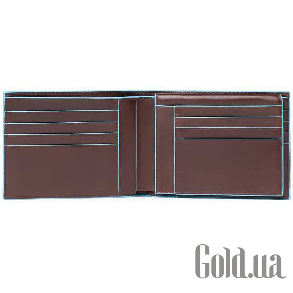 

Бумажник Piquadro, Коричневый, Портмоне BL Square PU1517B2_MO