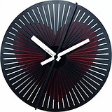 NeXtime Настінний годинник "Motion Clock Heart" 3124, 1695898