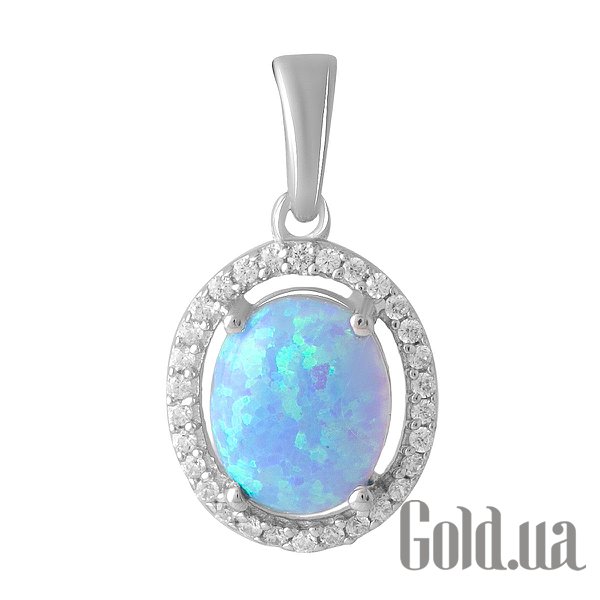 

Женские кулоны Fresh Jewelry, Серебряный кулон с куб. циркониями и опалом