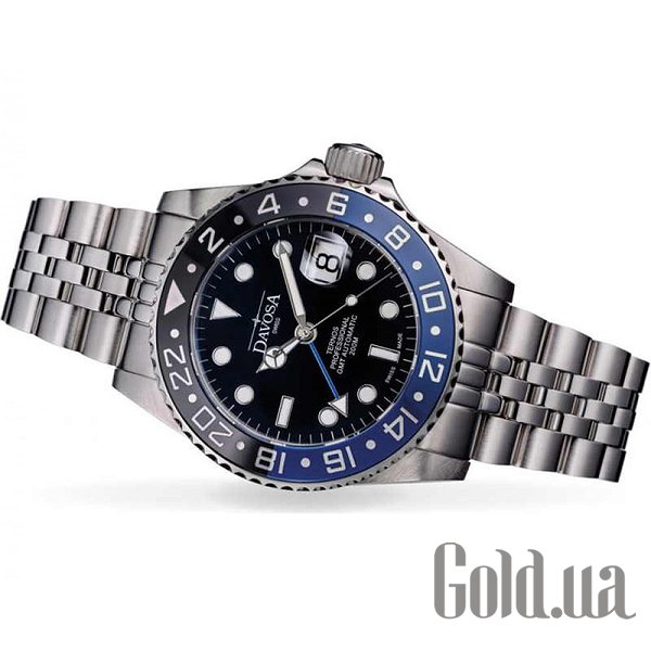 Швейцарський годинник Davosa Чоловічий годинник Ternos Professional GMT Automatic 161.571.04