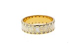 Золотое обручальное кольцо с куб. циркониями, 1765274