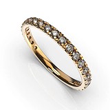Золотое обручальное кольцо с бриллиантами, 1768090