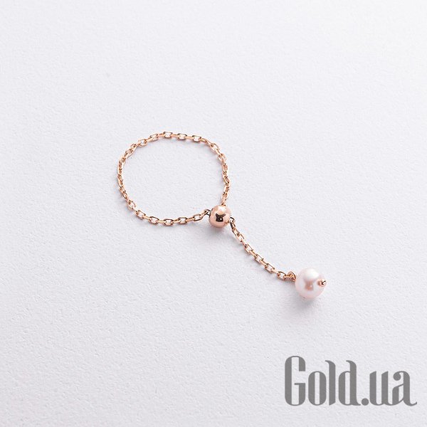 

Кольцо Украина, Женское золотое кольцо с культив. жемчугом