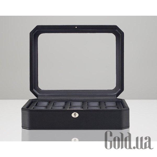 

Шкатулка для часов Wolf, Шкатулка для часов Windsor 10 pc Watch Box w/Glass 4584029