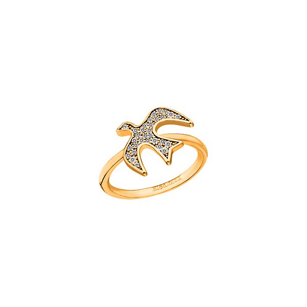 Nina Ricci Женское кольцо из ювелирного сплава с кристаллами