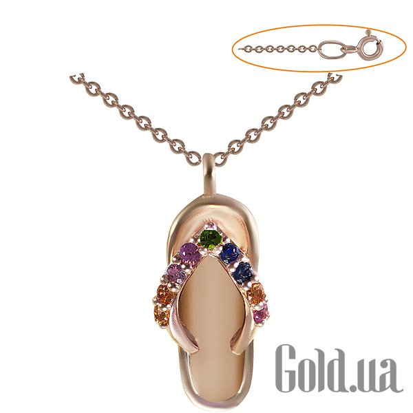 

Колье Lurie Jewelry, Золотое колье с сапфирами, 40