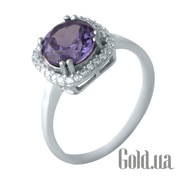 

Женские кольца Fresh Jewelry, Женское серебряное кольцо с александритом и куб. циркониями, 18