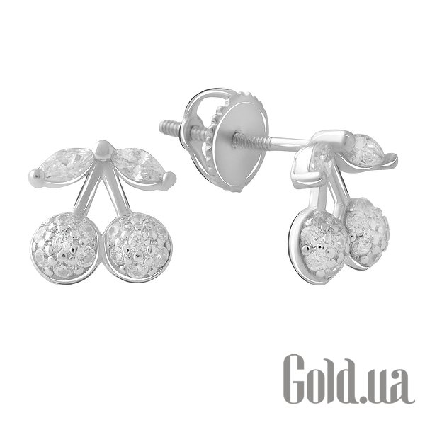 

Серьги-гвоздики Fresh Jewelry, Серебряные серьги с куб. циркониями