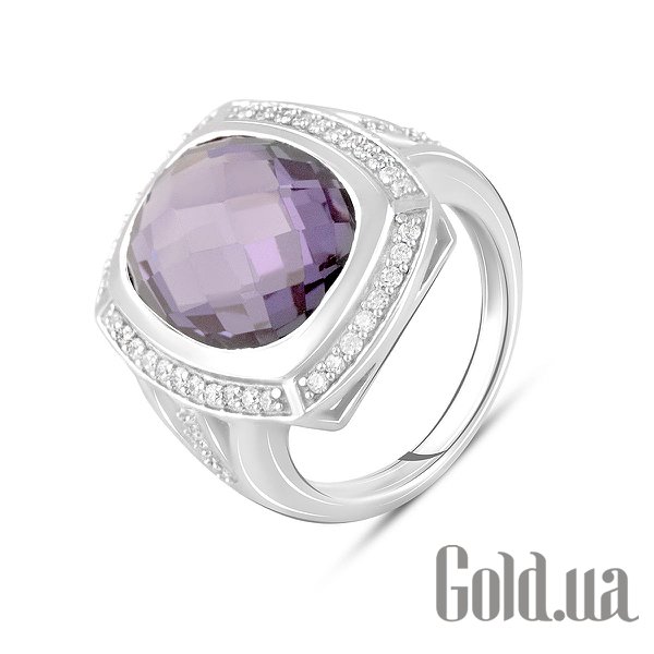 

Женские кольца Fresh Jewelry, Женское серебряное кольцо с куб. циркониями и александритом, 18