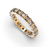 Золотое обручальное кольцо с бриллиантами, 1768347