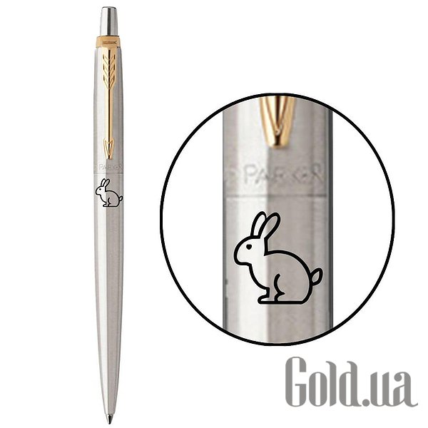 

Ручка Parker, Шариковая ручка Jotter 17 ZODIAC SS GT BP Черный Кролик 16032_Z204b