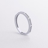 Женское золотое кольцо с куб. циркониями, 1796251