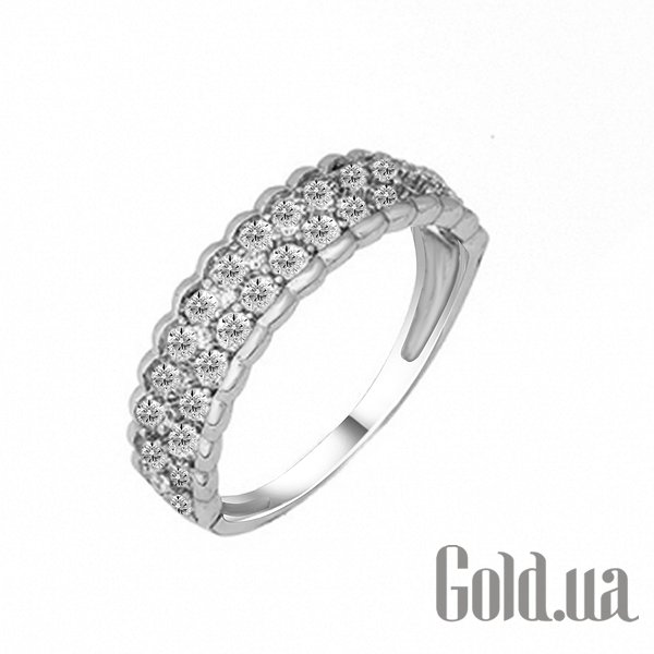 

Женские кольца Lurie Jewelry, Женское серебряное кольцо с куб. циркониями, 15
